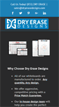 Mobile Screenshot of dryerasedesigns.com